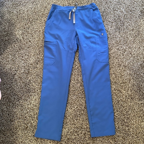 FIGS Yola™ Skinny Scrub Pants- Ceil Blue - Picture 2 of 5